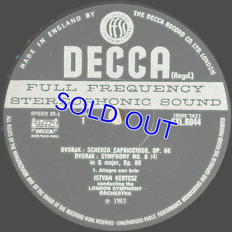 画像3: イシュトヴァン・ケルテス指揮/ドヴォルザーク：交響曲第8番ト長調作品88 (3)