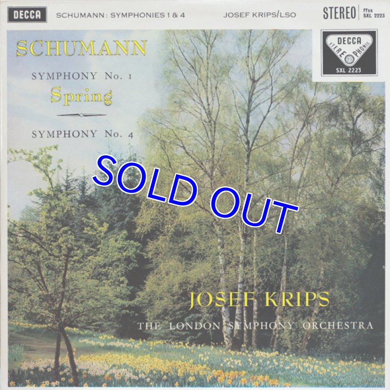 画像1: ヨーゼフ・クリップス指揮/シューマン： 交響曲第1番、第2番 (1)