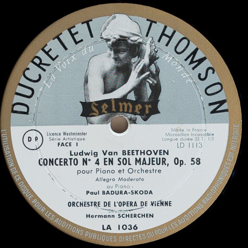 画像3: パウル・バドゥラ=スコダ(pf)/ベートーヴェン:ピアノ協奏曲第4番ト長調作品58 (3)