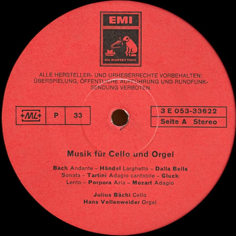 画像3: ユリウス・ベッキ(Vc)/チェロとオルガンのための音楽 (3)