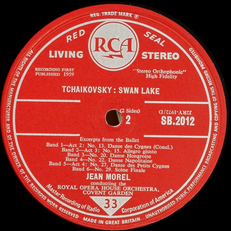 画像4: ジャン・モレル指揮/チャイコフスキー:白鳥の湖 (4)