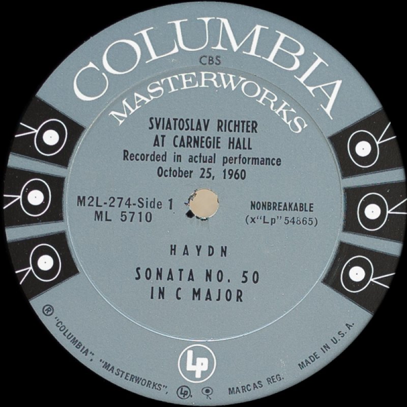 画像3: ズヴャトスラフ・リヒテル(pf)/アット・カーネギー・ホールVol.2 (3)