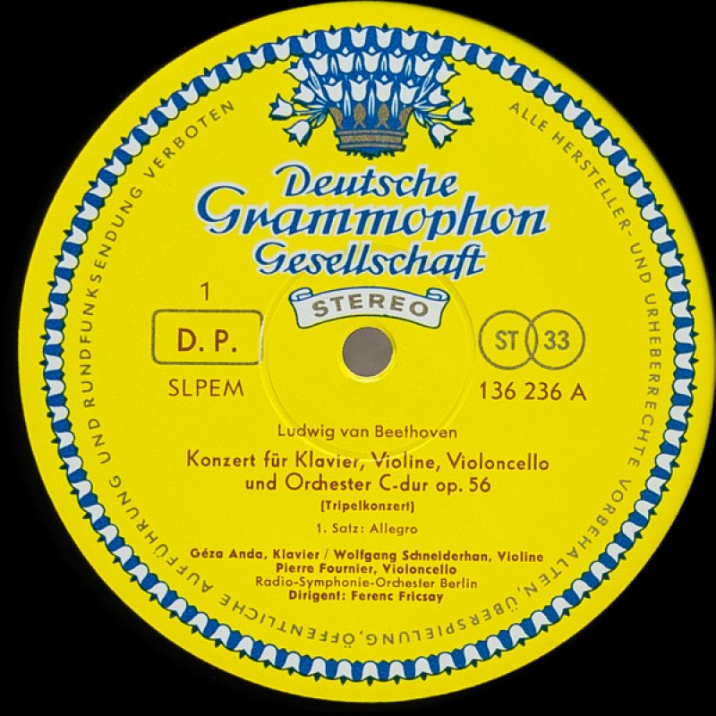 画像3: ゲザ・アンダ(pf)他/ベートーヴェン:三重協奏曲ハ長調作品56 (3)