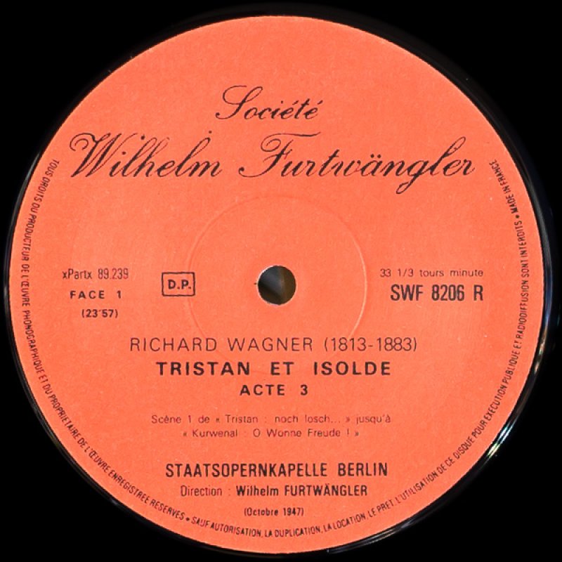 画像9: ヴィルヘルム・フルトヴェングラー指揮/ワーグナー:トリスタンとイゾルデ (9)
