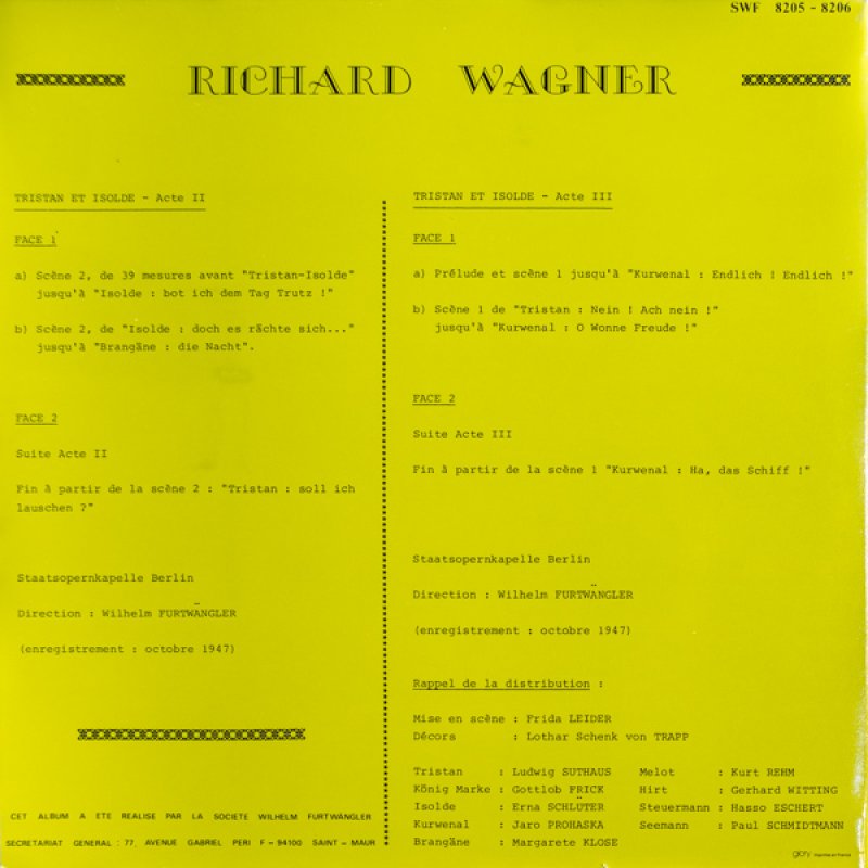 画像6: ヴィルヘルム・フルトヴェングラー指揮/ワーグナー:トリスタンとイゾルデ (6)