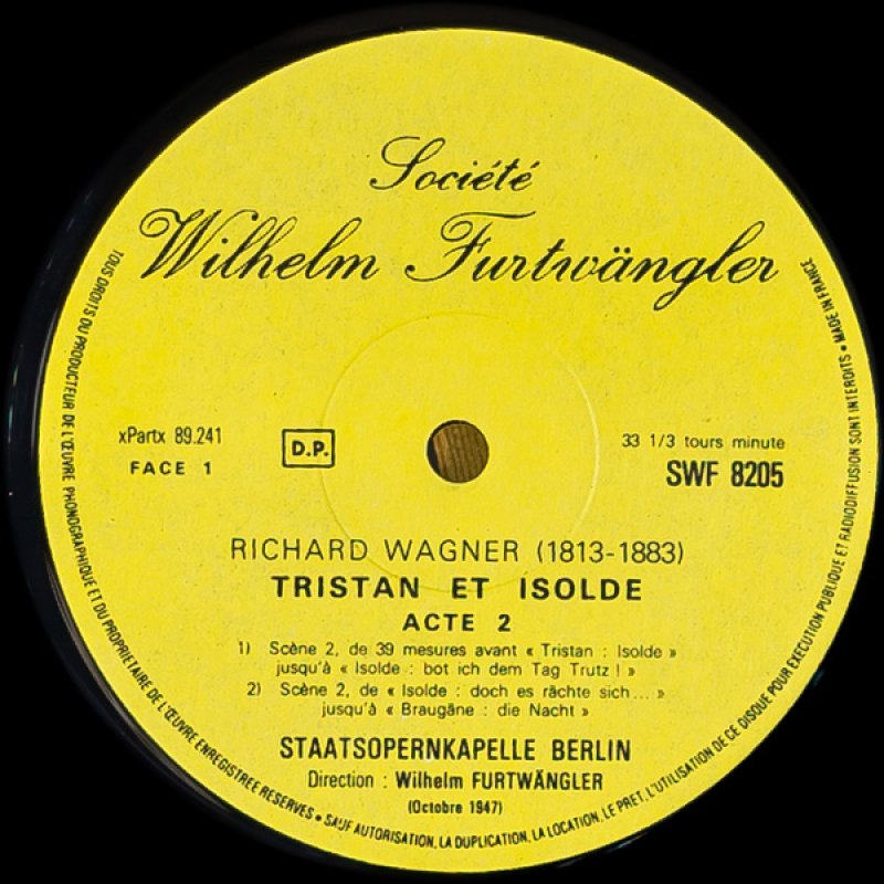 画像8: ヴィルヘルム・フルトヴェングラー指揮/ワーグナー:トリスタンとイゾルデ (8)