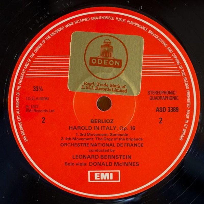 画像4: レナード・バーンスタイン指揮/ベルリオーズ：イタリアのハロルド作品16 (4)