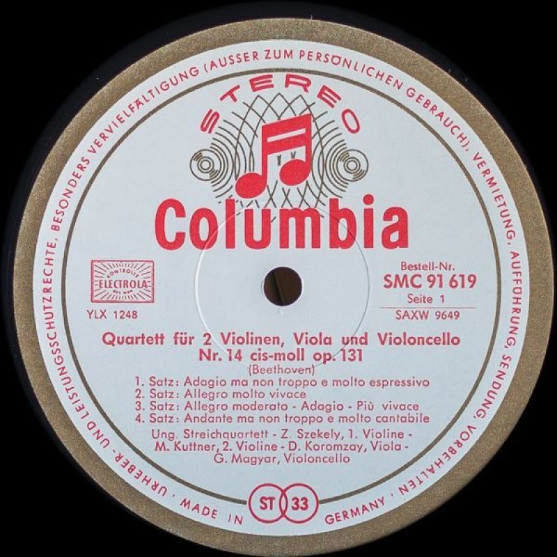 画像4: ハンガリー弦楽四重奏団/ ベートーヴェン弦楽四重奏曲全集  (4)