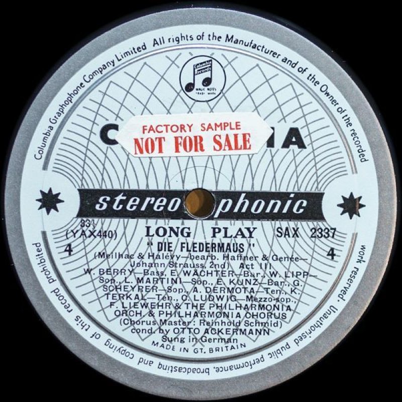 画像8: オットー・アッカーマン/シュトラウス:歌劇「こうもり」Vol.1,2 (8)