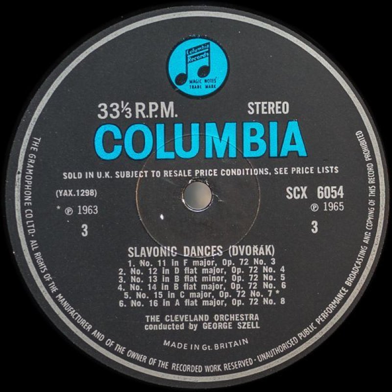 画像3: ジョージ・セル指揮/ドヴォルザーク:スラブ舞曲作品46&72 (3)