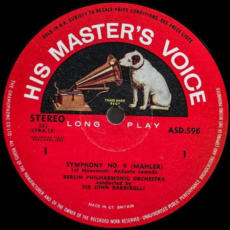 画像3: サー・ジョン・バルビローリ/マーラー:交響曲第9番(2LP) (3)