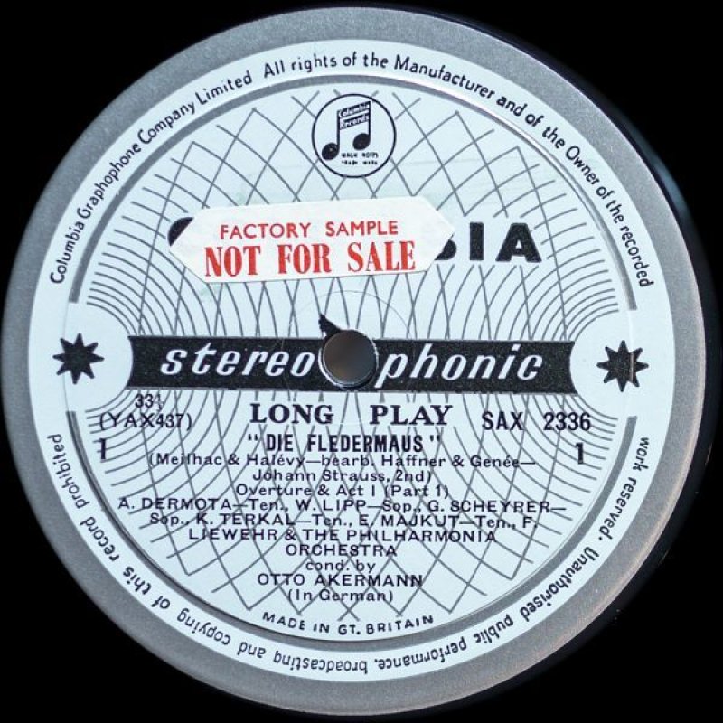 画像3: オットー・アッカーマン/シュトラウス:歌劇「こうもり」Vol.1,2 (3)