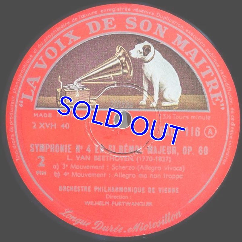 画像4: ヴィルヘルム・フルトヴェングラー/ベートーヴェン：交響曲第4番変ロ長調作品60 (4)