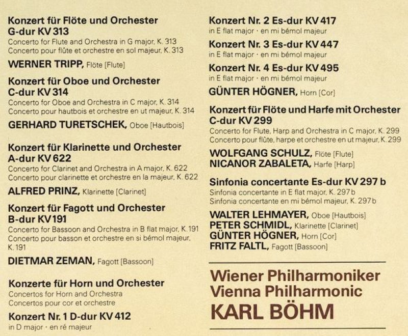 画像3: カール・ベーム指揮/mozart-sämtliche konzerte für bläser　4LP (3)