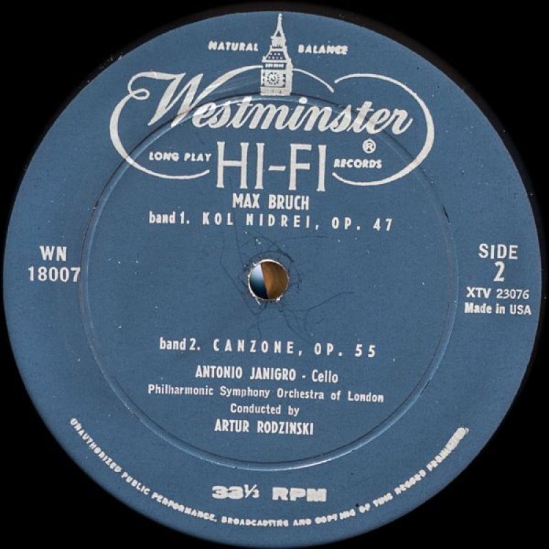 画像4: アントニオ・ヤニグロ(Vc)/ブロッホ:ヘブライ狂詩曲「シェロモ」 (4)