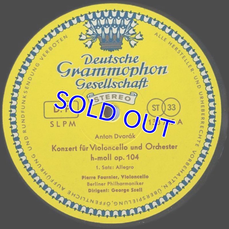 画像3: ピエール・フルニエ（Vc）/ドヴォルザーク：チェロ協奏曲ロ短調作品104 (3)