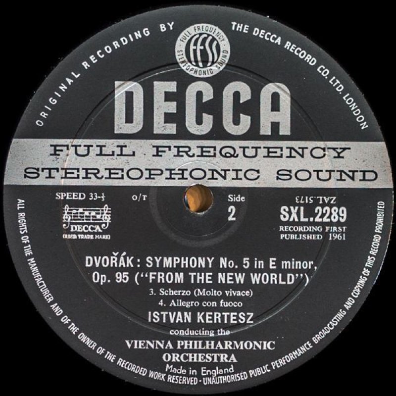画像4: イシュトヴァン・ケルテス指揮/ドヴォルザーク:交響曲第5番ホ短調作品95 (4)