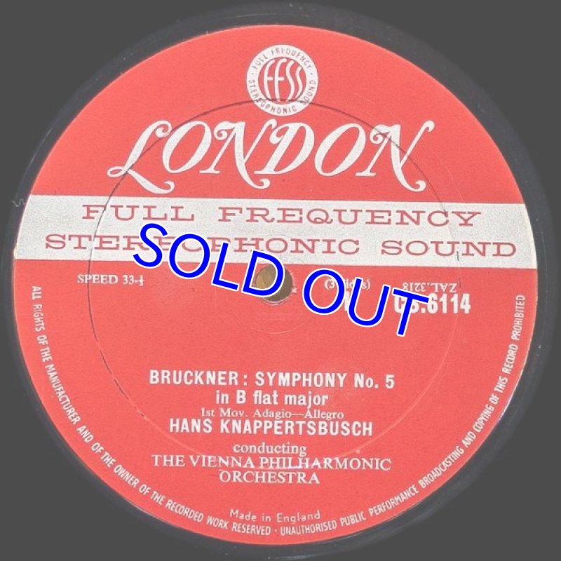 画像3: ハンス・クナッパーツブッシュ指揮/ブルックナー：交響曲第5番変ロ長調  (3)