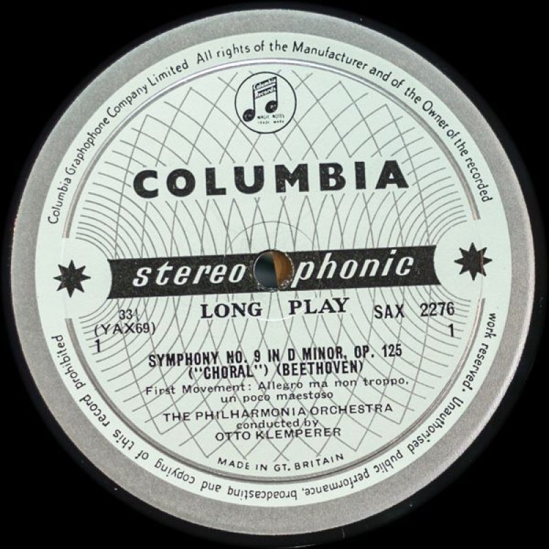 画像3: オットー・クレンペラー指揮/ベートーヴェン：交響曲第9番ニ短調作品125合唱付き (3)