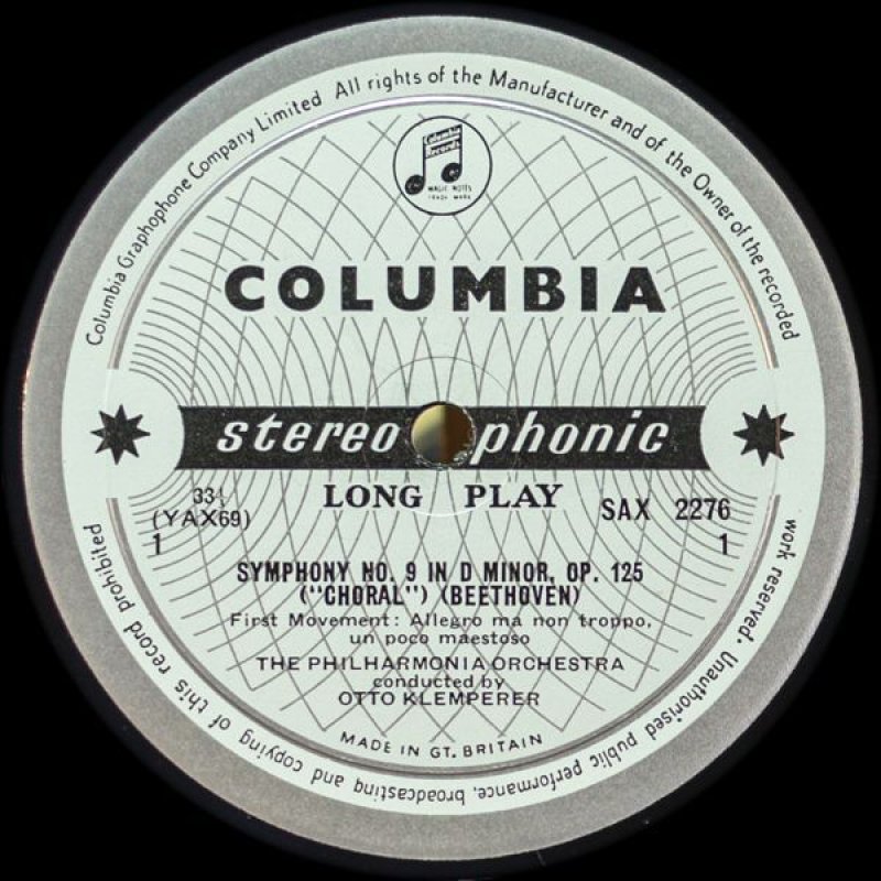 画像3: オットー・クレンペラー指揮/ベートーヴェン：交響曲第9番ニ短調作品125合唱付き (3)