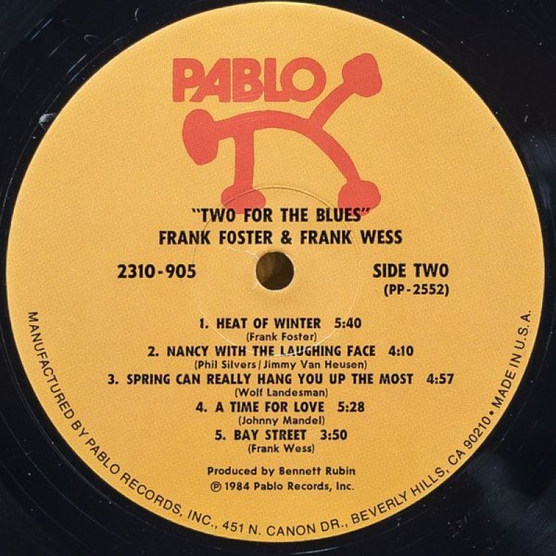 画像4: フランク・フォスター&フランク・ウェス/TWO FOR THE BLUES (4)