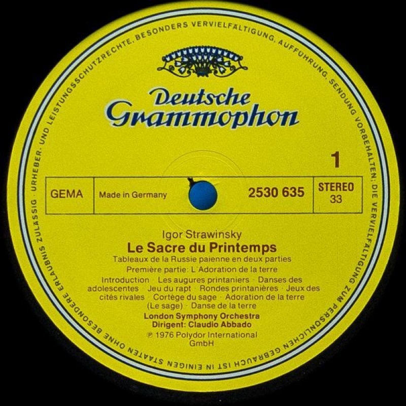 画像3: クラウディオ・アバド指揮/ストラヴィンスキー：春の祭典  (3)