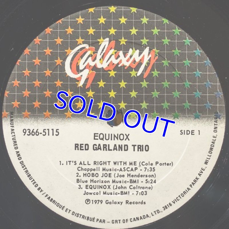 画像2: レッド・ガーランド・トリオ/EQUINOX (2)