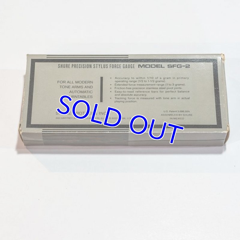 画像3: シュアー針圧計/SHURE SFG-2 (未使用品） (3)