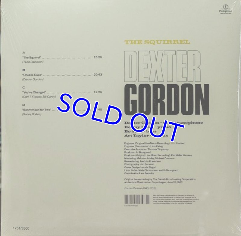 画像2: デクスター・ゴードン(ts)/THE SQUIRREL (2)