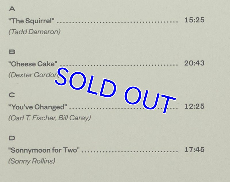 画像3: デクスター・ゴードン(ts)/THE SQUIRREL (3)