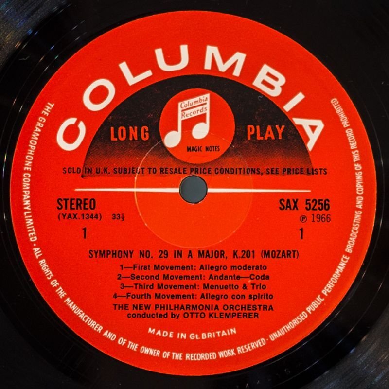 画像3: オットー・クレンペラー指揮/モーツァルト： 交響曲第29、30番 (3)