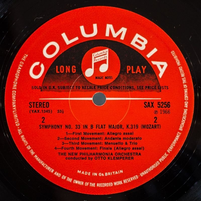 画像4: オットー・クレンペラー指揮/モーツァルト： 交響曲第29、30番 (4)