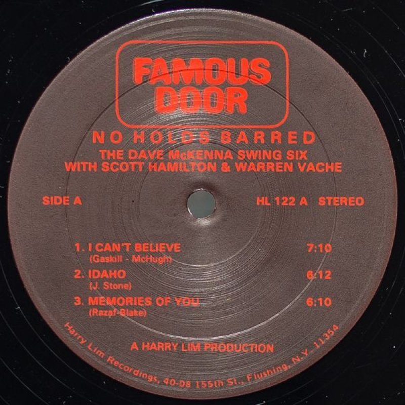 画像4: デイヴ・マッケンナ(p)/NO HOLDS BARRED (4)