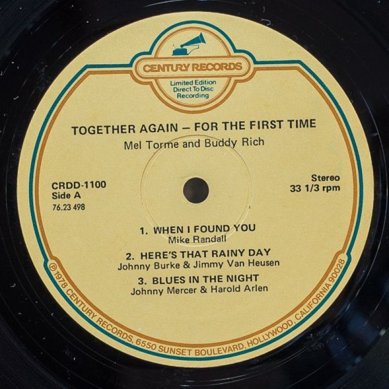 画像4: メル・トーメ/TOGETHER AGAIN-FOR THE FIRST TIME (4)