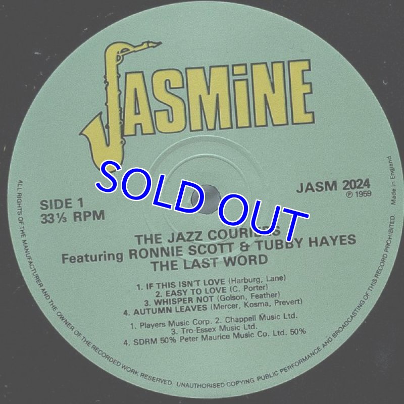 画像3: タビー・ヘイズ（ts）/THE JAZZ COURIERS (3)