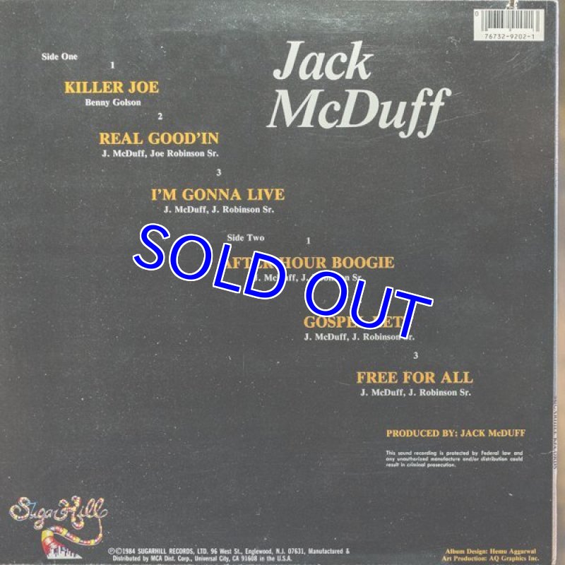 画像2: ジャック・マクダフ(org)/LIVE IT UP (2)