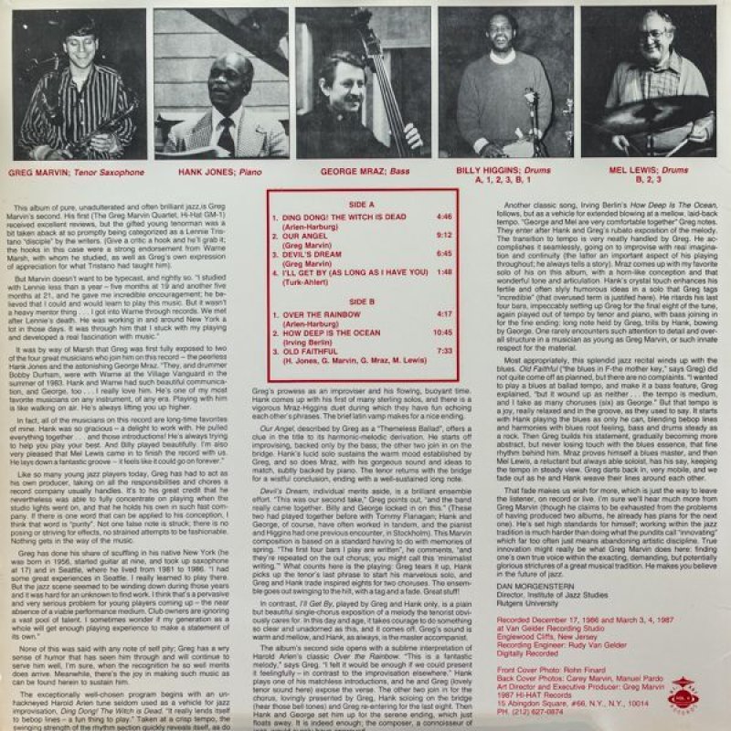 画像2: グレッグ・マービン(ts)/I'LL GET BY (2)