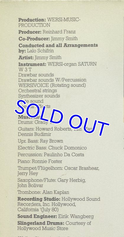 画像3: ジミー・スミス(org)/THE CAT STRIKES AGAIN (3)