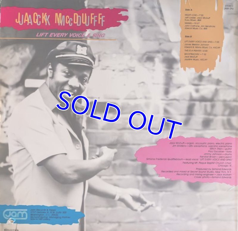 画像2: ジャック・マクダフ(org)/LIFT EVER VOICE AND SING (2)