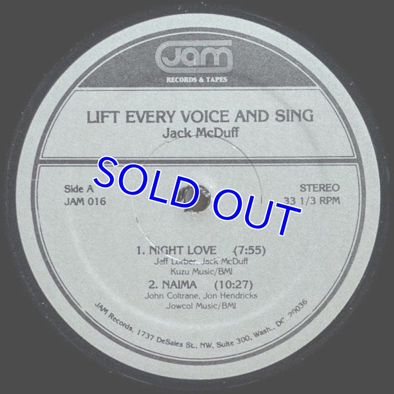 画像5: ジャック・マクダフ(org)/LIFT EVER VOICE AND SING (5)