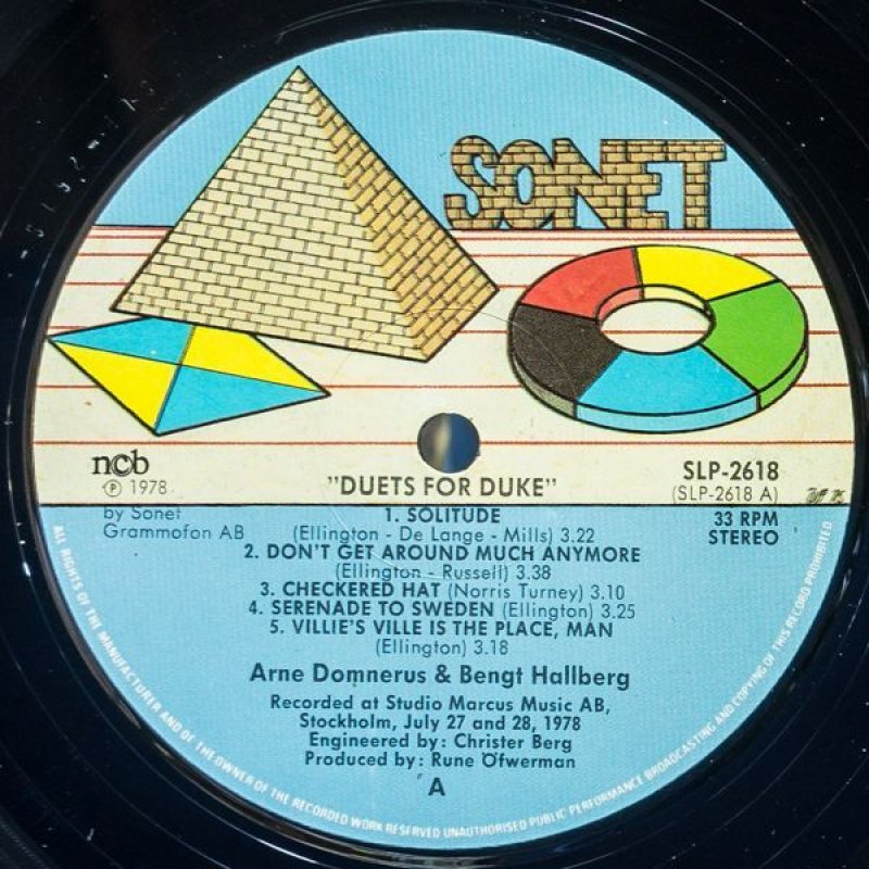 画像4: アルネ・ドムネルス（as）/DUETS FOR DUKE (4)