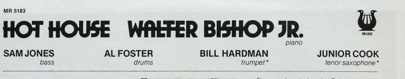 画像4: ウォルター・ビショップJr.(p)/HOT HOUSE (4)