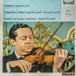 画像1: アルテュール・グリュミオー（Vn）/ラロ：ヴァイオリン協奏曲第2番「スペイン交響曲」作品21 (1)