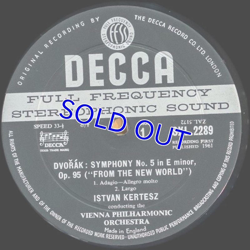 画像3: イシュトヴァン・ケルテス指揮/ドヴォルザーク:交響曲第5番ホ短調作品95「新世界より」 (3)