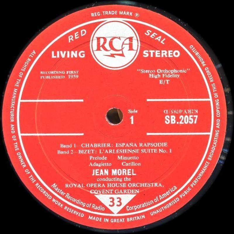 画像3: ジャン・モレル指揮/ビゼー：アルルの女　第1，2組曲 (3)