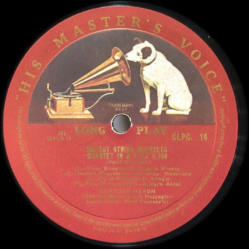 画像3: ブリュセル・ハイドン弦楽四重奏団/モーツァルト:弦楽四重奏曲第17番狩&第23番 (3)