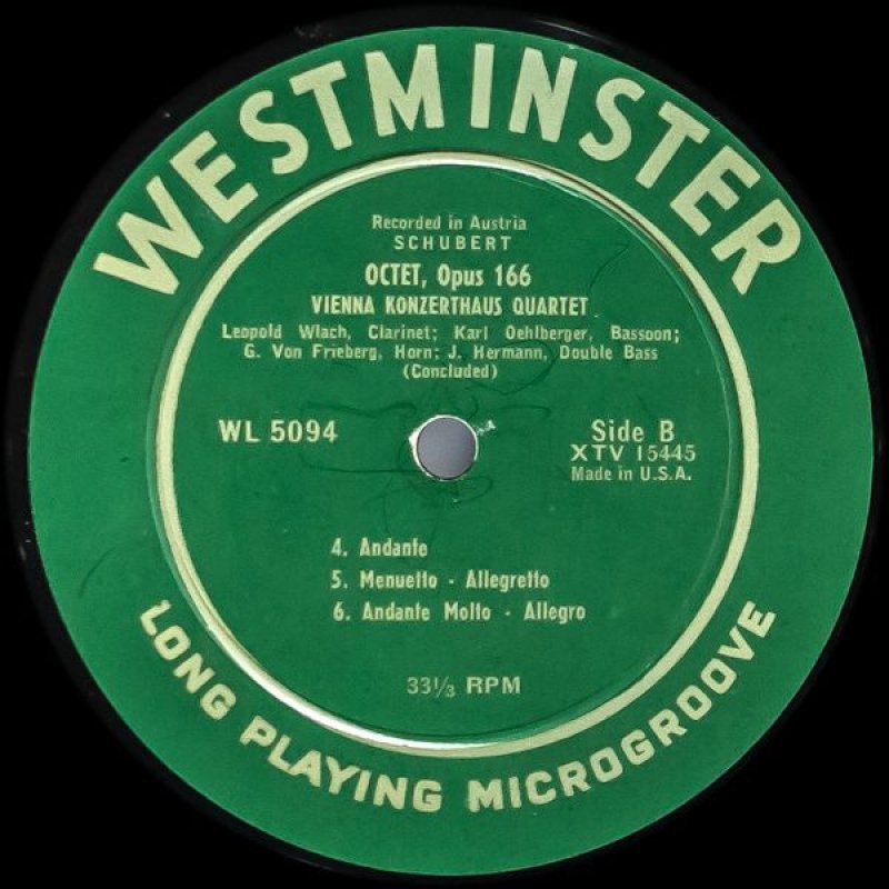 画像4: ウィーン・コンツェルトハウス弦楽四重奏団/シューベルト:八重奏曲ヘ長調作品166 (4)