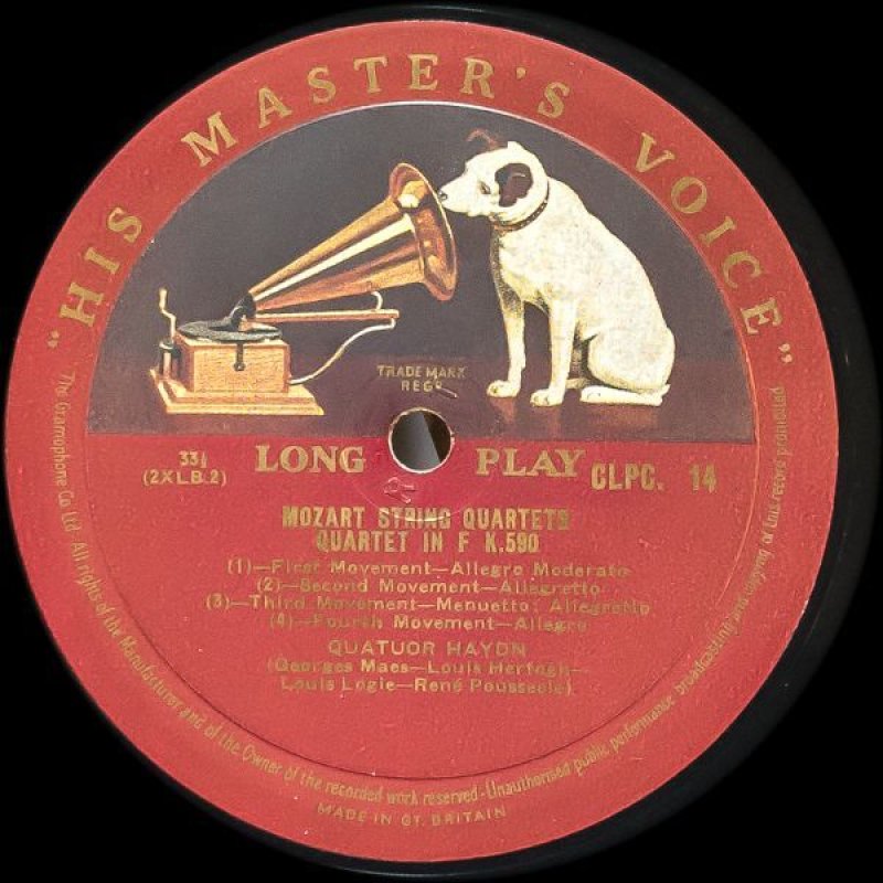 画像4: ブリュセル・ハイドン弦楽四重奏団/モーツァルト:弦楽四重奏曲第17番狩&第23番 (4)