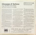 画像2: ジュゼッペ・デ・ステファーノ（tr）/イタリア歌曲集 (2)