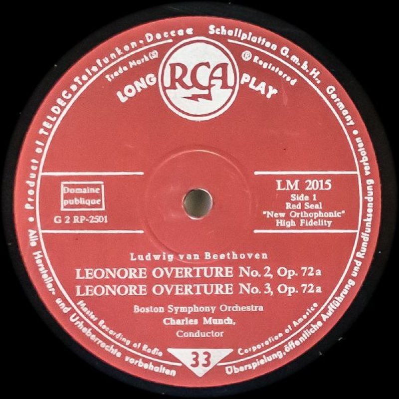 画像3: シャルル・ミンシュ指揮/ベートーヴェン：序曲集レオノーレ、フィデリオ、コリオラン (3)